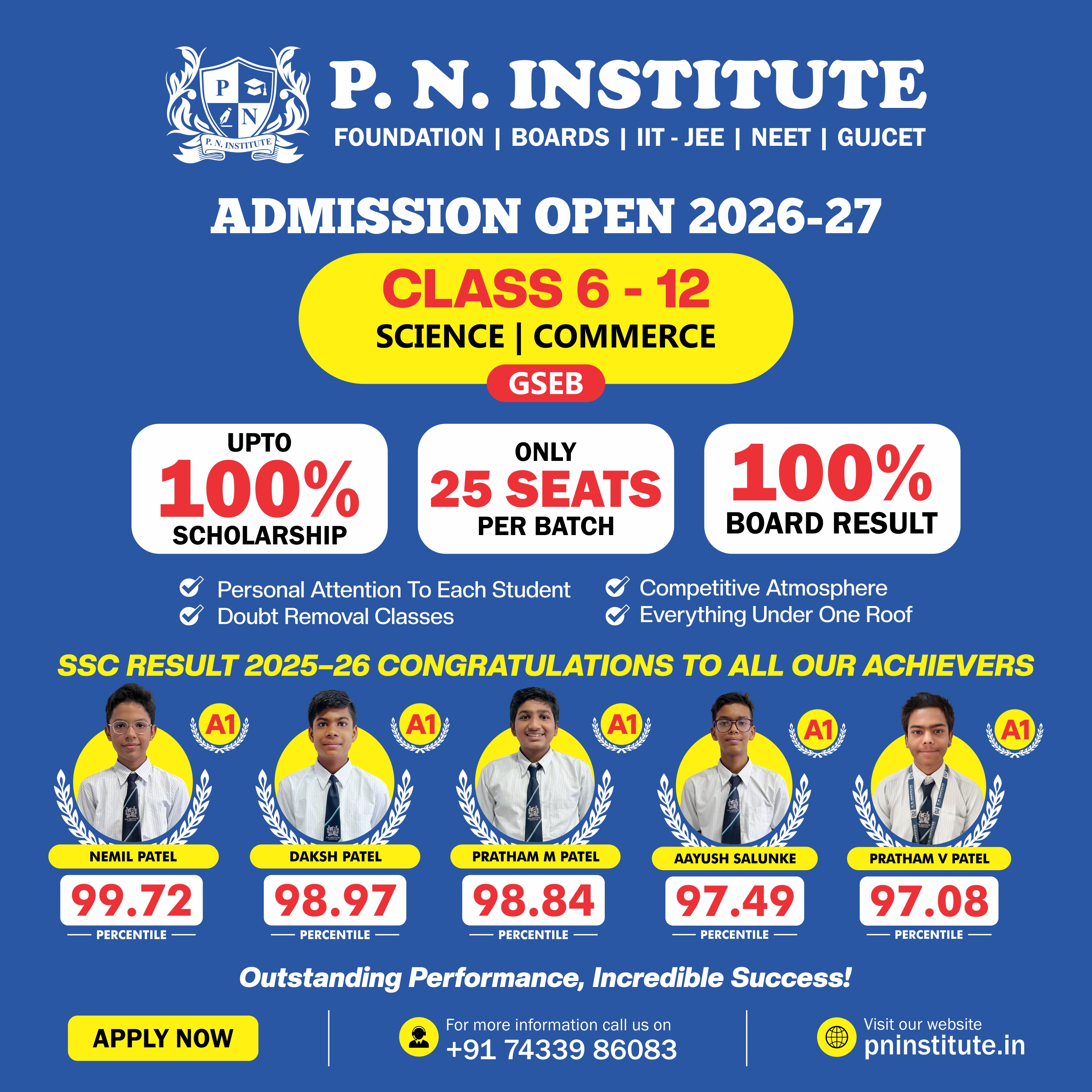 P.N. Institute - Class 6-12 Science & Commerce